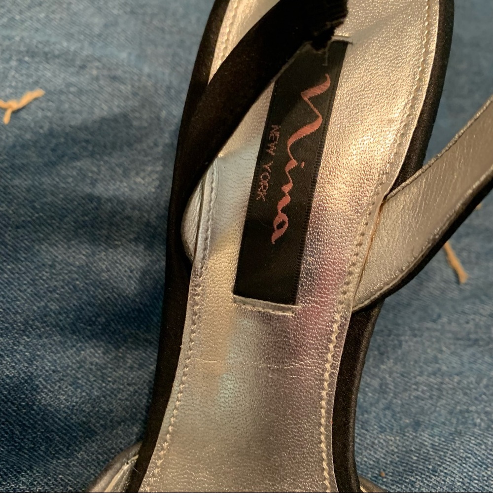 Grey Sequin formal Heels - Picture 3 of 6